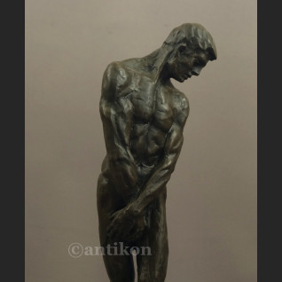 Rzeźba z brązu Adam piękny duży posąg A. Rodin Rzeźba z brązu Adam piękny duży posąg A. Rodin