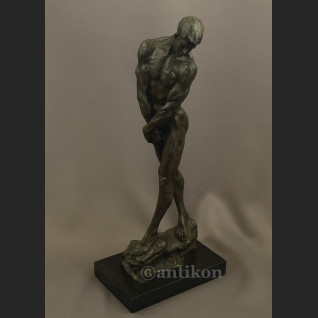Rzeźba z brązu Adam piękny duży posąg A. Rodin Rzeźba z brązu Adam piękny duży posąg A. Rodin