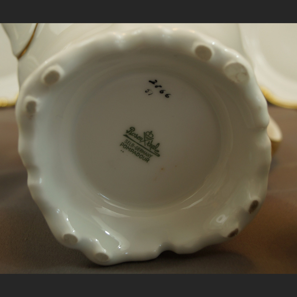 Serwis Rosenthal Pompadour 12 osobowy cudowna porcelana