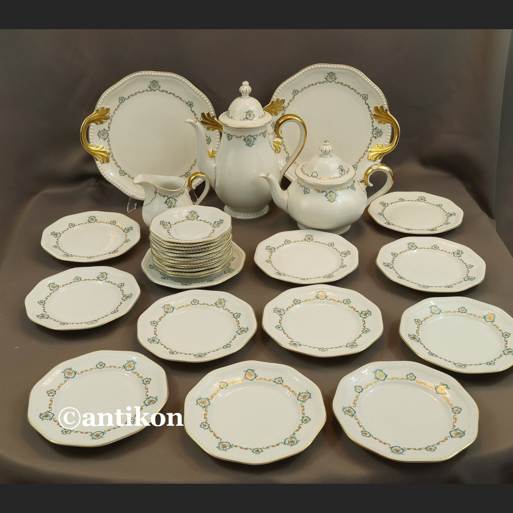 Serwis Rosenthal do kawy herbaty dla 12 osób z 1918 roku Serwis Rosenthal do kawy herbaty dla 12 osób z 1918 roku