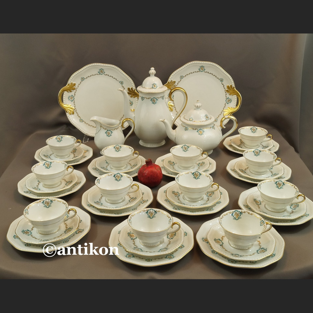 Serwis Rosenthal do kawy herbaty dla 12 osób z 1918 roku Serwis Rosenthal do kawy herbaty dla 12 osób z 1918 roku