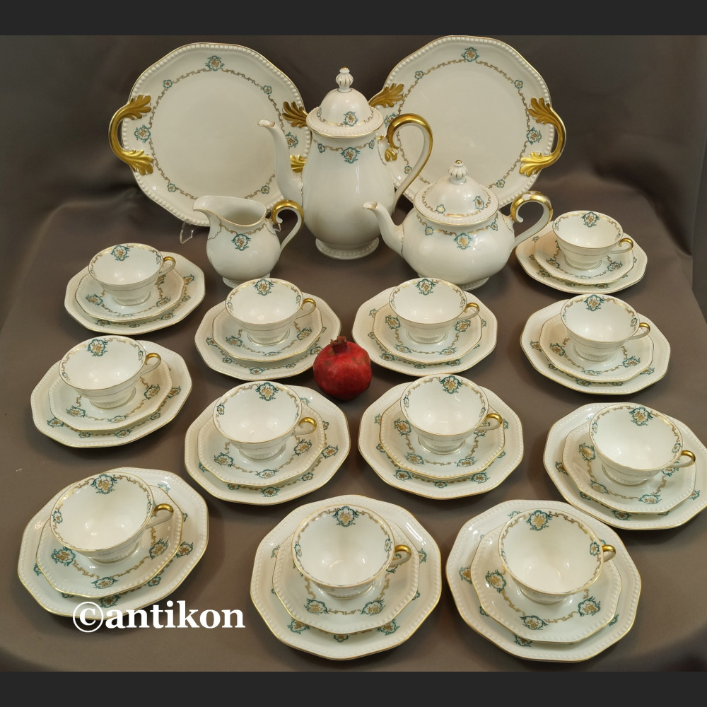 Serwis Rosenthal do kawy herbaty dla 12 osób z 1918 roku Serwis Rosenthal do kawy herbaty dla 12 osób z 1918 roku