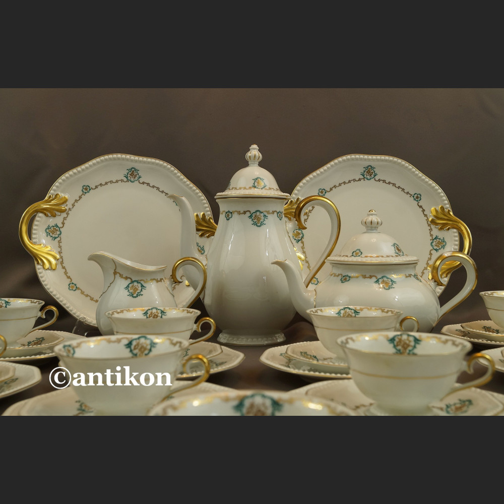 Serwis Rosenthal do kawy herbaty dla 12 osób z 1918 roku Serwis Rosenthal do kawy herbaty dla 12 osób z 1918 roku