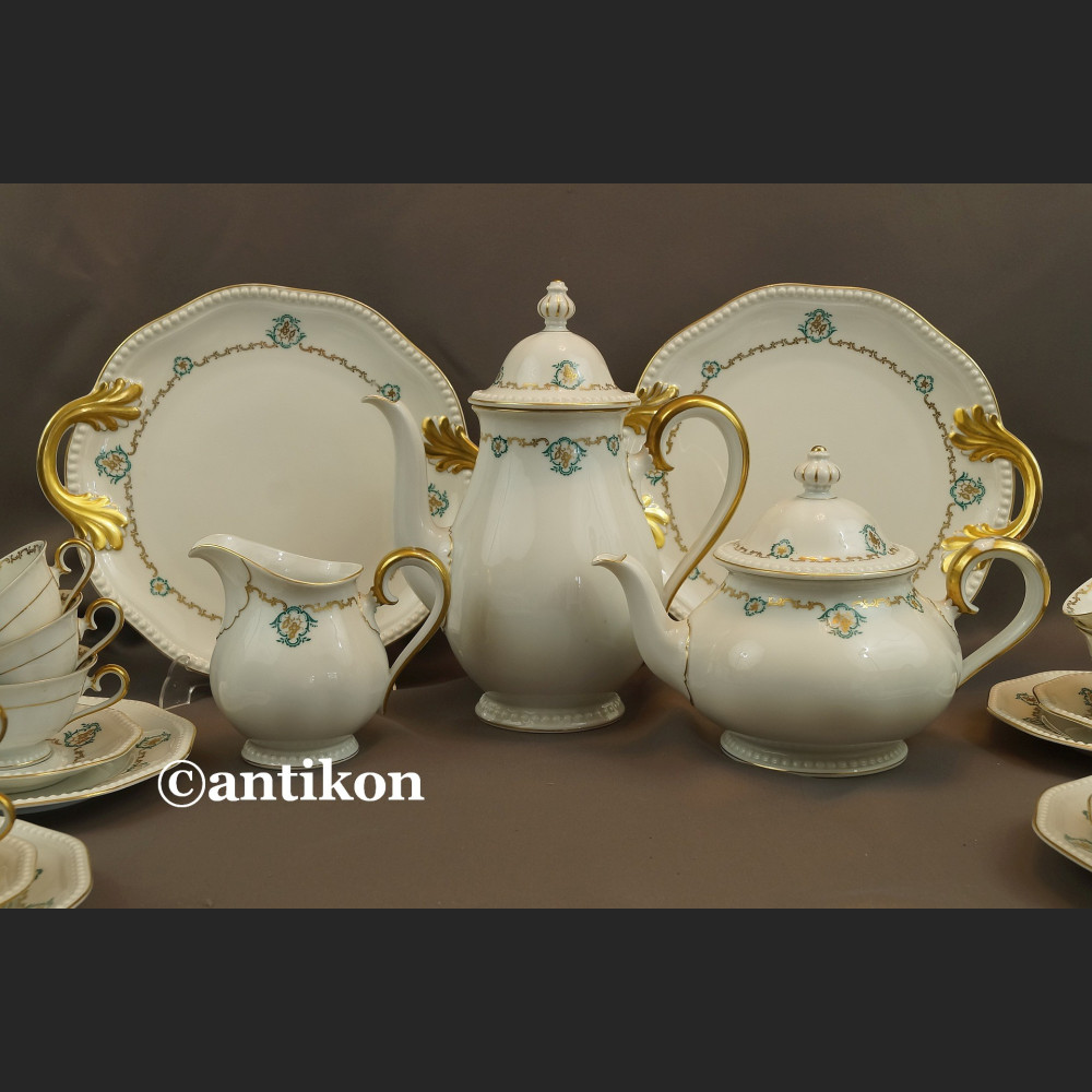 Serwis Rosenthal do kawy herbaty dla 12 osób z 1918 roku Serwis Rosenthal do kawy herbaty dla 12 osób z 1918 roku