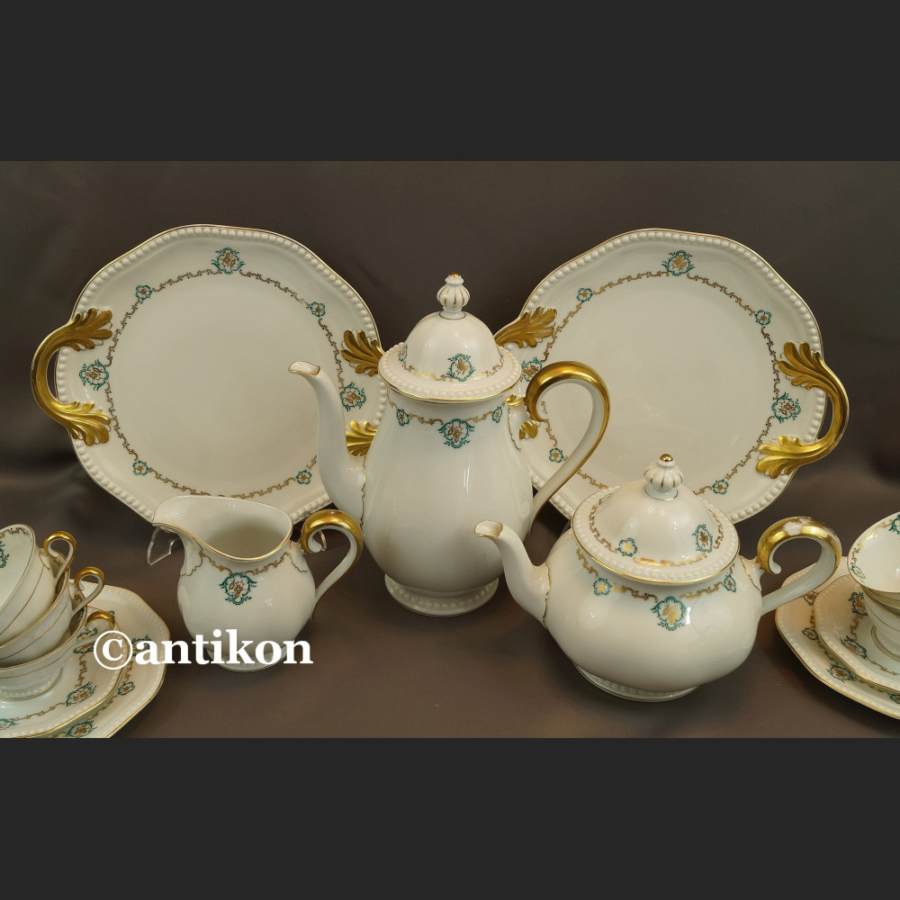 Serwis Rosenthal do kawy herbaty dla 12 osób z 1918 roku Serwis Rosenthal do kawy herbaty dla 12 osób z 1918 roku