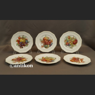 Talerze z owocami Rosenthal Maria 6 szt Talerze z owocami Rosenthal Maria 6 szt
