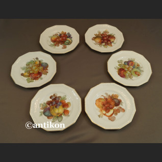 Talerze z owocami Rosenthal Maria  6 szt 