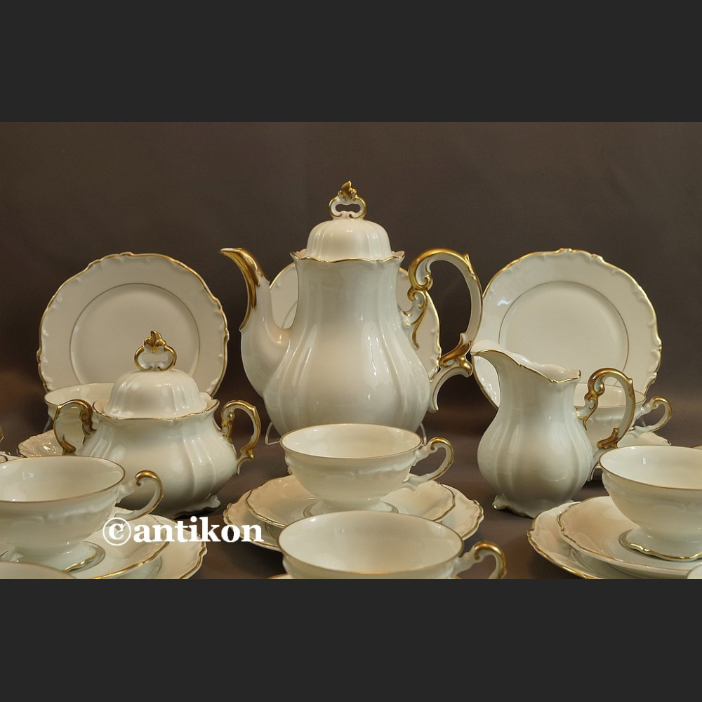 Serwis 12 osobowy Hertel Jacob kawowy z 1930r Serwis 12 osobowy Hertel Jacob kawowy z 1930r