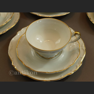 Serwis 12 osobowy Hertel Jacob kawowy z 1930r Serwis 12 osobowy Hertel Jacob kawowy z 1930r