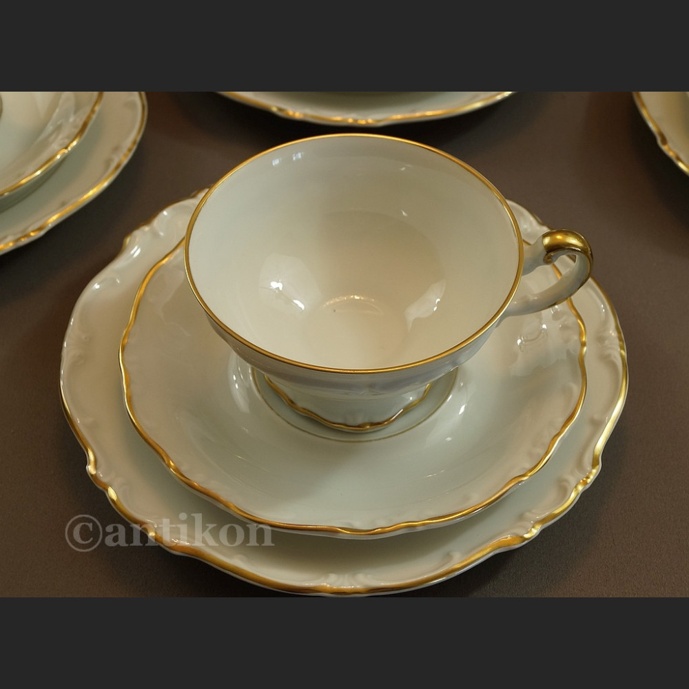 Serwis 12 osobowy Hertel Jacob kawowy z 1930r Serwis 12 osobowy Hertel Jacob kawowy z 1930r