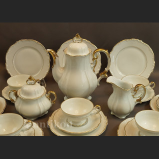 Serwis 12 osobowy Hertel Jacob kawowy z 1930r Serwis 12 osobowy Hertel Jacob kawowy z 1930r