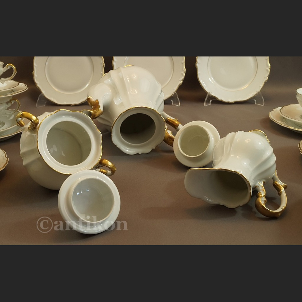 Serwis 12 osobowy Hertel Jacob kawowy z 1930r Serwis 12 osobowy Hertel Jacob kawowy z 1930r