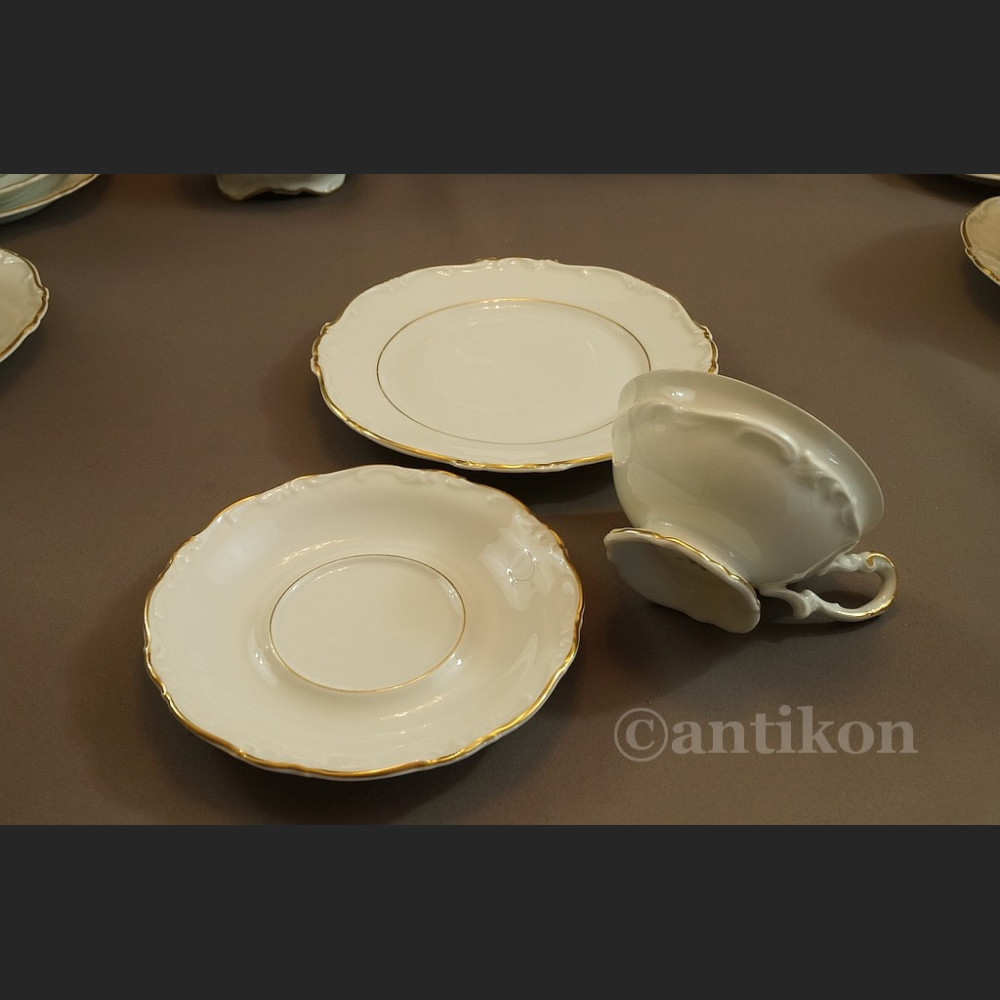 Serwis 12 osobowy Hertel Jacob kawowy z 1930r Serwis 12 osobowy Hertel Jacob kawowy z 1930r