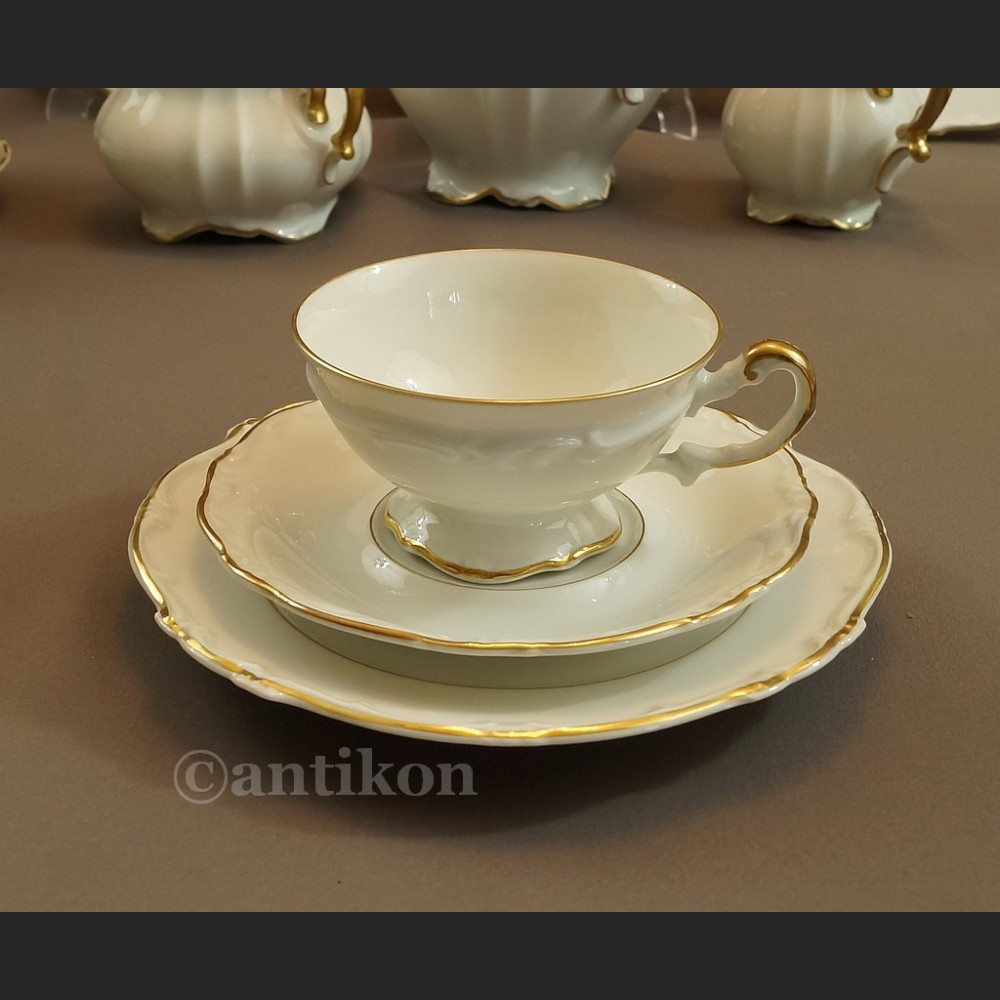 Serwis 12 osobowy Hertel Jacob kawowy z 1930r Serwis 12 osobowy Hertel Jacob kawowy z 1930r