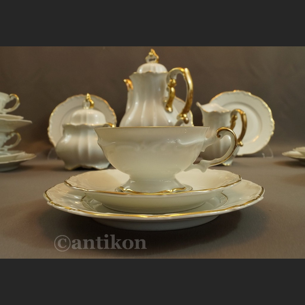 Serwis 12 osobowy Hertel Jacob kawowy z 1930r Serwis 12 osobowy Hertel Jacob kawowy z 1930r