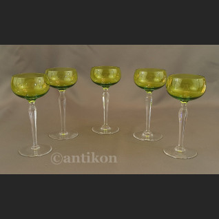 Kieliszki Val Saint Lambert art deco  kryształowe  Kieliszki Val Saint Lambert art deco  kryształowe