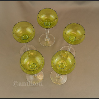 Kieliszki Val Saint Lambert art deco  kryształowe  Kieliszki Val Saint Lambert art deco  kryształowe