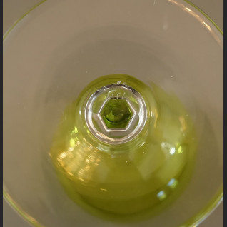 Kieliszki Val Saint Lambert art deco  kryształowe  Kieliszki Val Saint Lambert art deco  kryształowe