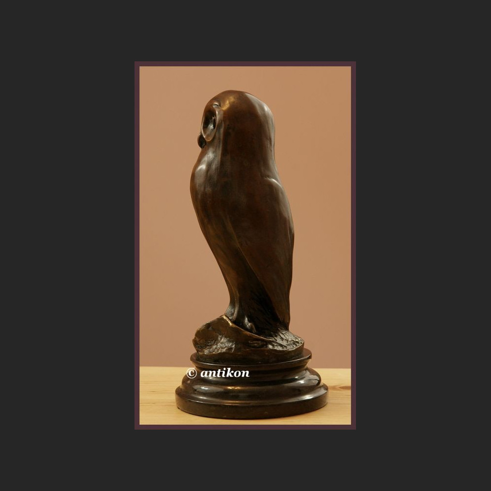 SOWA PIĘKNY BRĄZ SYGNOWANA RZEŹBA FRANCJA ART DECO SOWA PIĘKNY BRĄZ SYGNOWANA RZEŹBA FRANCJA ART DECO