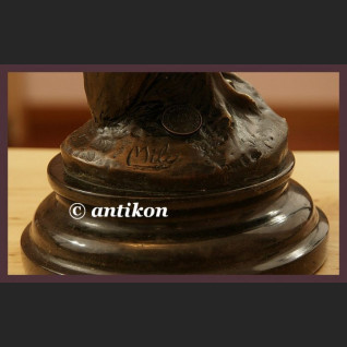 SOWA PIĘKNY BRĄZ SYGNOWANA RZEŹBA FRANCJA ART DECO SOWA PIĘKNY BRĄZ SYGNOWANA RZEŹBA FRANCJA ART DECO