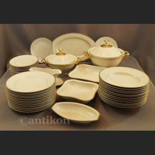 Serwis obiadowy art deco Hutschenreuther gr. Rosenthal na 12 osób  Serwis obiadowy art deco Hutschenreuther gr. Rosenthal na 12 osób