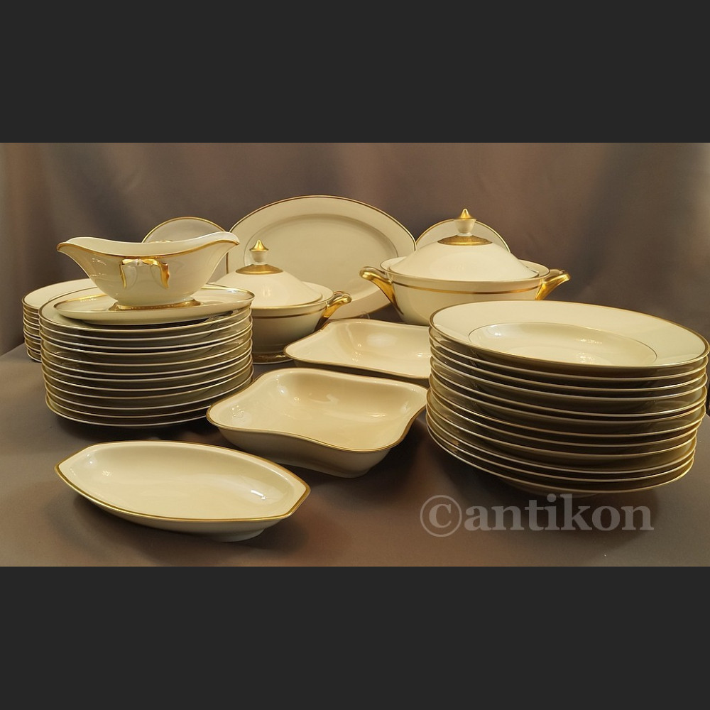 Serwis obiadowy art deco Hutschenreuther gr. Rosenthal na 12 osób  Serwis obiadowy art deco Hutschenreuther gr. Rosenthal na 12 osób