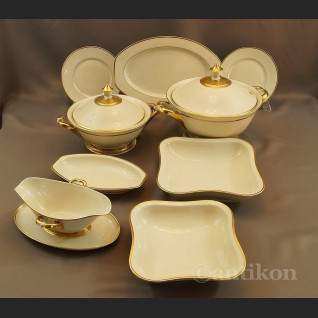 Serwis obiadowy art deco Hutschenreuther gr. Rosenthal na 12 osób  Serwis obiadowy art deco Hutschenreuther gr. Rosenthal na 12 osób