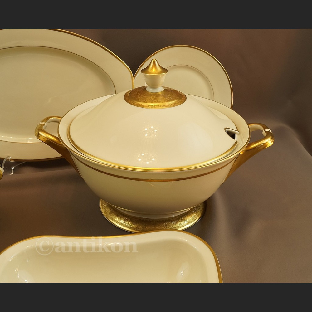 Serwis obiadowy art deco Hutschenreuther gr. Rosenthal na 12 osób  Serwis obiadowy art deco Hutschenreuther gr. Rosenthal na 12 osób