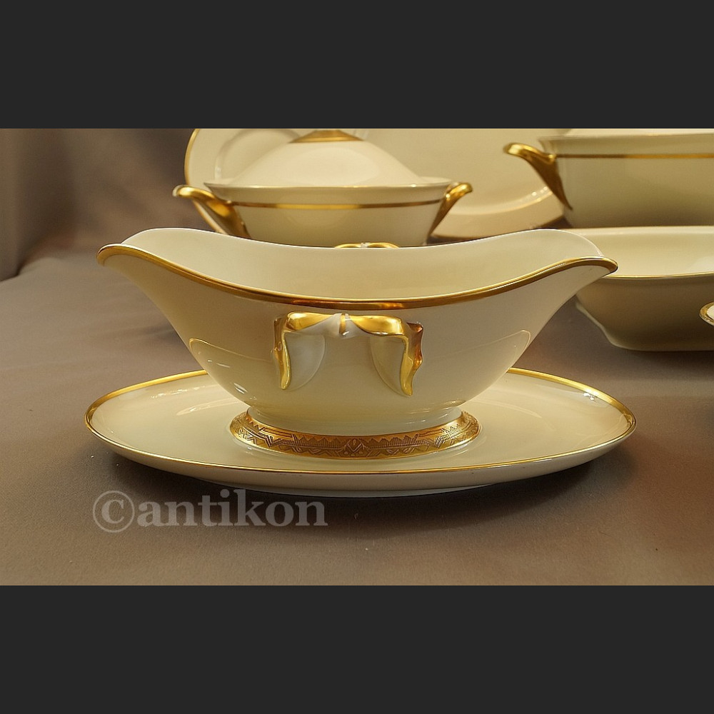 Serwis obiadowy art deco Hutschenreuther gr. Rosenthal na 12 osób  Serwis obiadowy art deco Hutschenreuther gr. Rosenthal na 12 osób