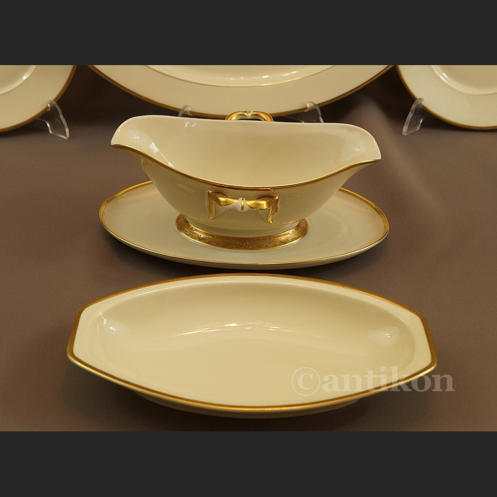 Serwis obiadowy art deco Hutschenreuther gr. Rosenthal na 12 osób  Serwis obiadowy art deco Hutschenreuther gr. Rosenthal na 12 osób