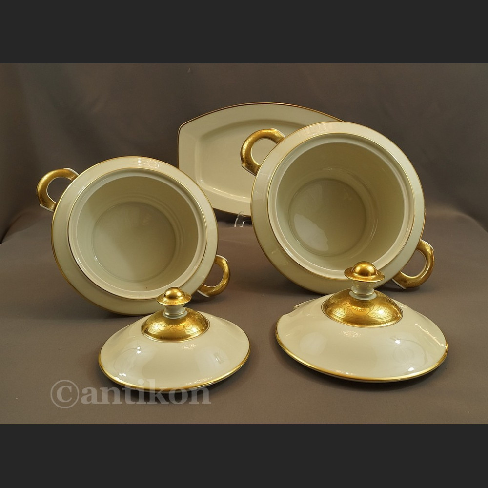 Art deco serwis obiadowy Hutschenreuther gr. Rosenthal dla 6 osób Art deco serwis obiadowy Hutschenreuther gr. Rosenthal dla 6 osób