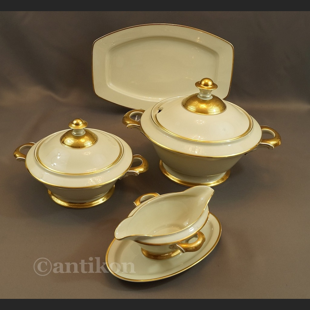 Art deco serwis obiadowy Hutschenreuther gr. Rosenthal dla 6 osób Art deco serwis obiadowy Hutschenreuther gr. Rosenthal dla 6 osób