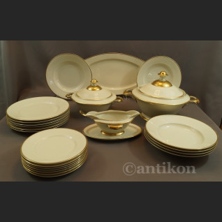 Art deco serwis obiadowy Hutschenreuther gr. Rosenthal dla 6 osób Art deco serwis obiadowy Hutschenreuther gr. Rosenthal dla 6 osób