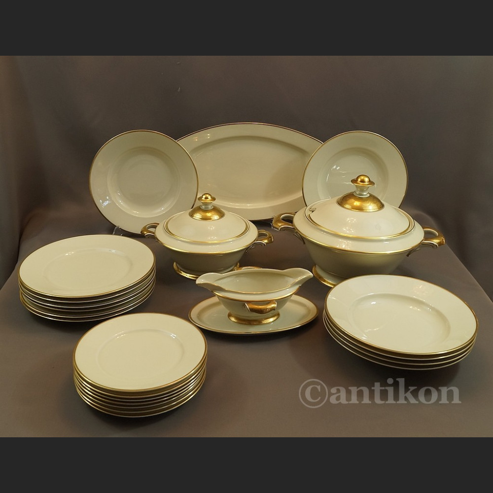Art deco serwis obiadowy Hutschenreuther gr. Rosenthal dla 6 osób Art deco serwis obiadowy Hutschenreuther gr. Rosenthal dla 6 osób
