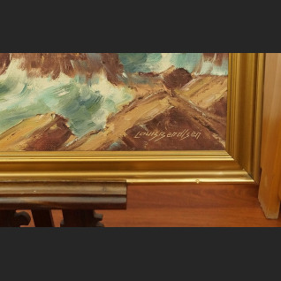 Obraz morski brzeg malarstwo marynistyczne 