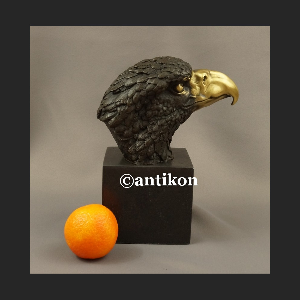 Rzeźba Orzeł piękny brąz na prezent 