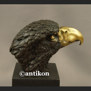 Rzeźba Orzeł piękny brąz na prezent 