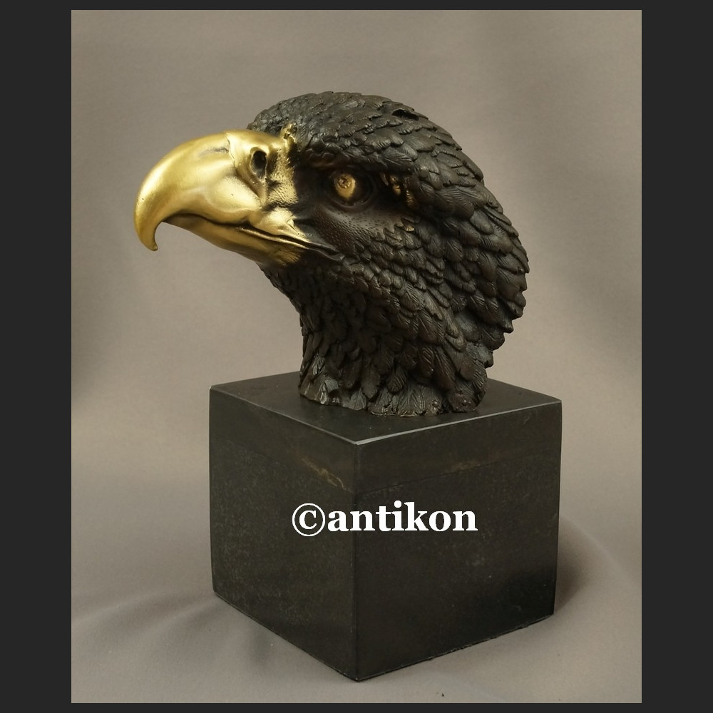 Rzeźba Orzeł piękny brąz na prezent 