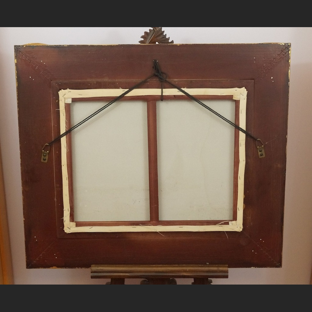 Obraz marynistyka żaglowce w grubej ramie Obraz marynistyka żaglowce w grubej ramie