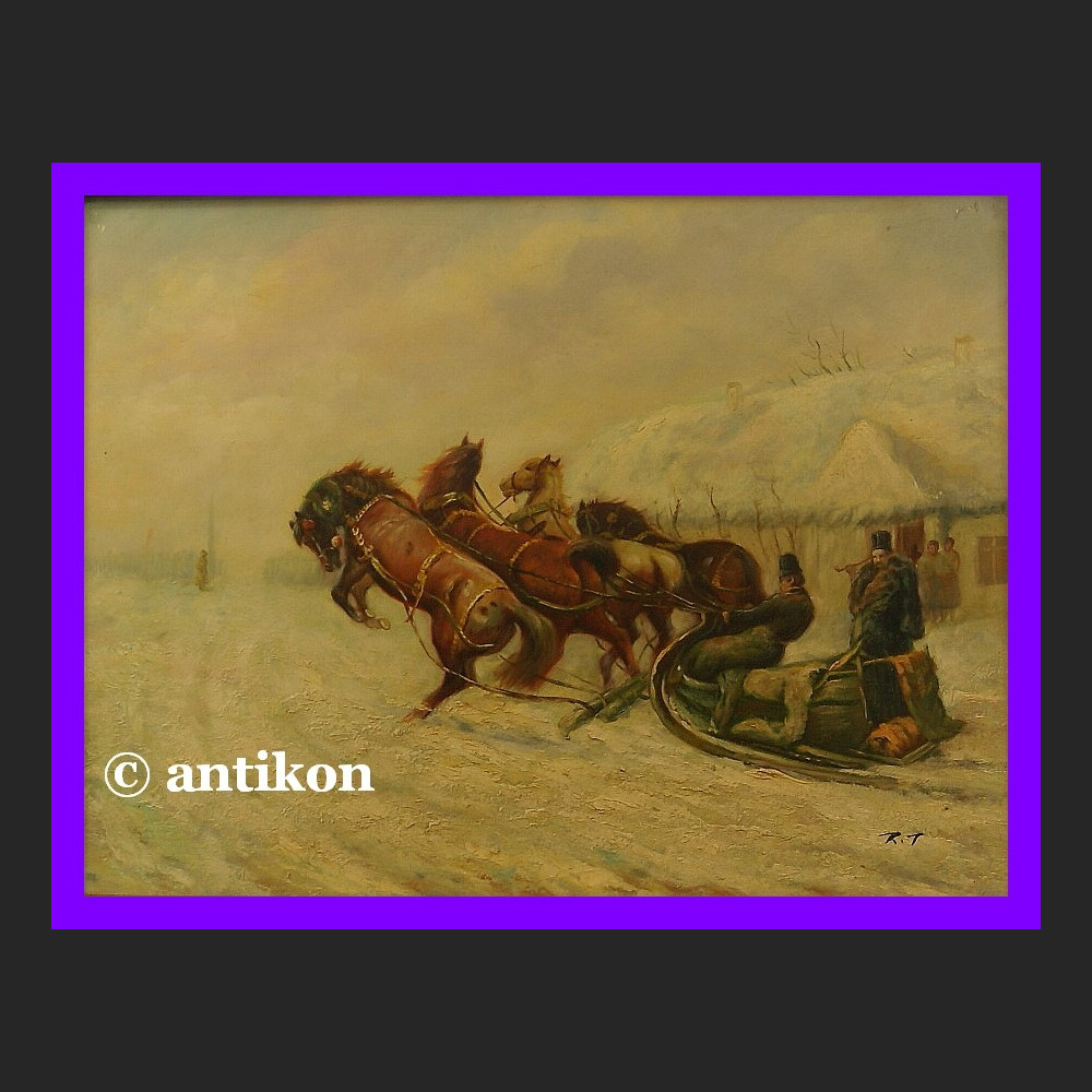 Sanna  Sanie przed dworem wg Chełmońskiego 