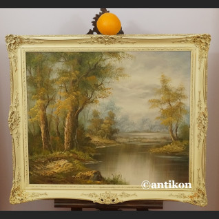 Pejzaż olejny Uroki natury duży obraz na płótnie 