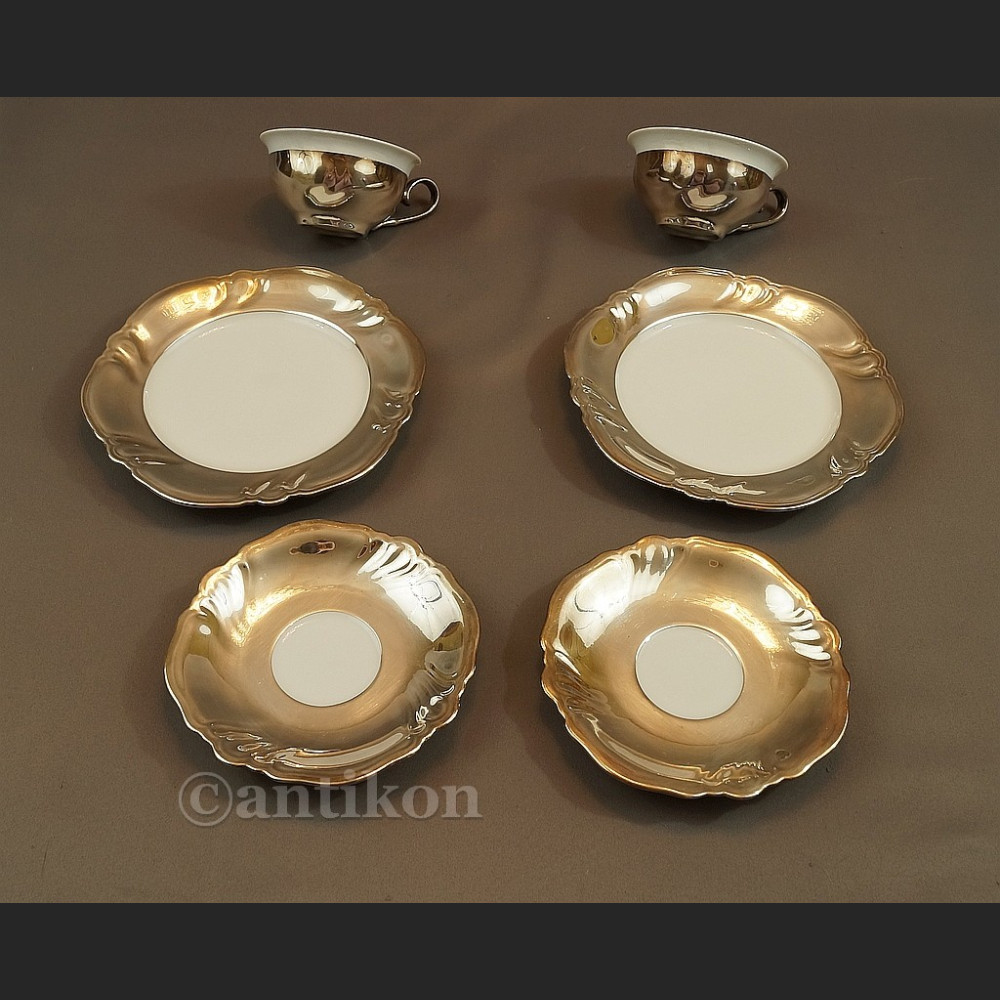 Filiżanka Rosenthal posrebrzana zestaw śniadaniowy 