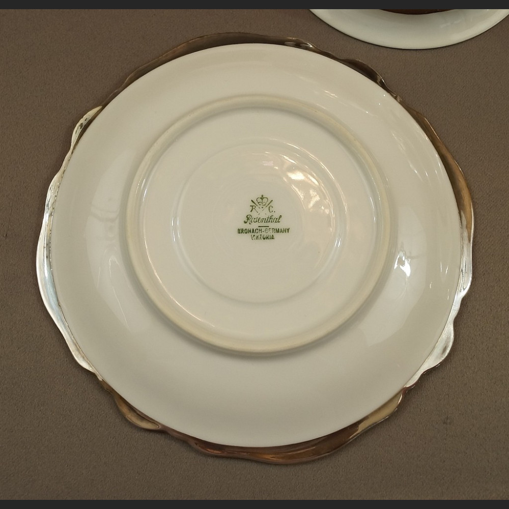 Filiżanka Rosenthal posrebrzana zestaw śniadaniowy 