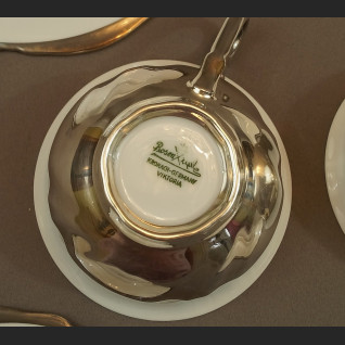 Filiżanka Rosenthal posrebrzana zestaw śniadaniowy 