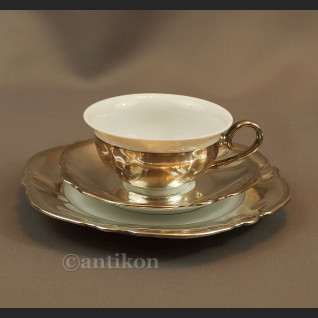 Filiżanka Rosenthal posrebrzana zestaw śniadaniowy 