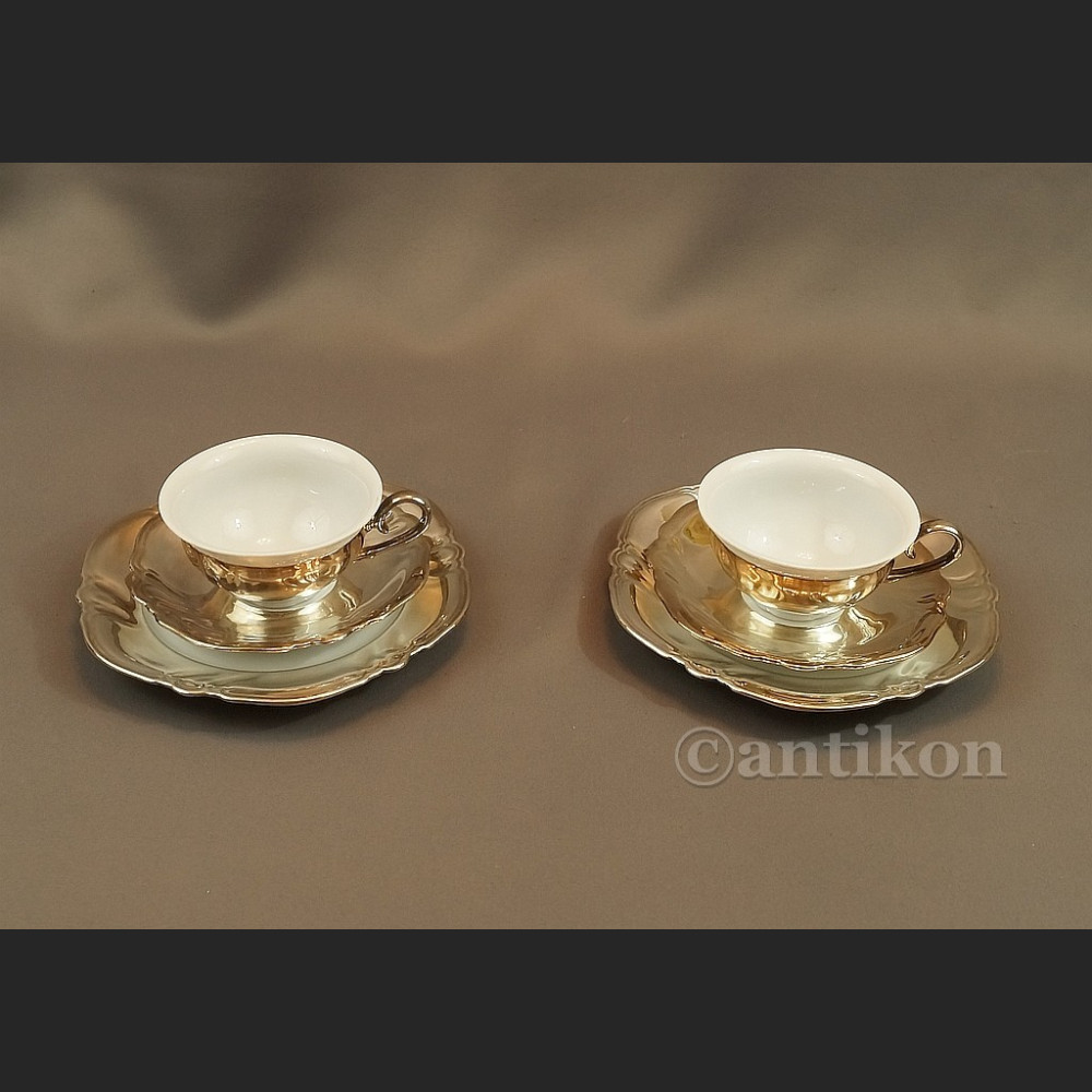 Filiżanka Rosenthal posrebrzana zestaw śniadaniowy 