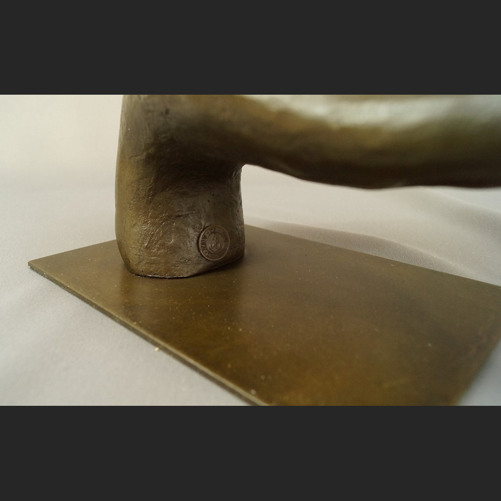 Rzeźba z brązu dłoń z motylami Rzeźba z brązu dłoń z motylami