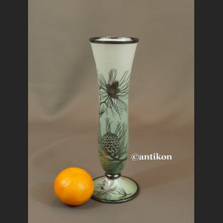 Rosenthal wazon w stylu art deco okuty srebrem