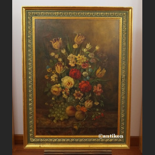 Obraz kwiaty piękne malarstwo martwa natura Obraz kwiaty piękne malarstwo martwa natura