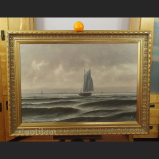 Obraz samotny biały żagiel wielki do salonu 